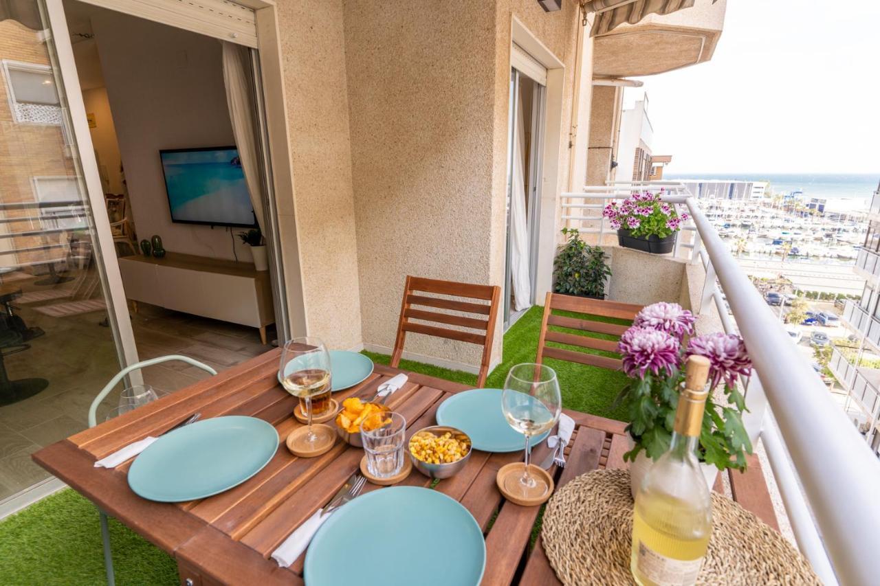 Apartamento NUEVO a estrenar. Vistas al mar, terraza, ascensor Santa Pola Exterior foto