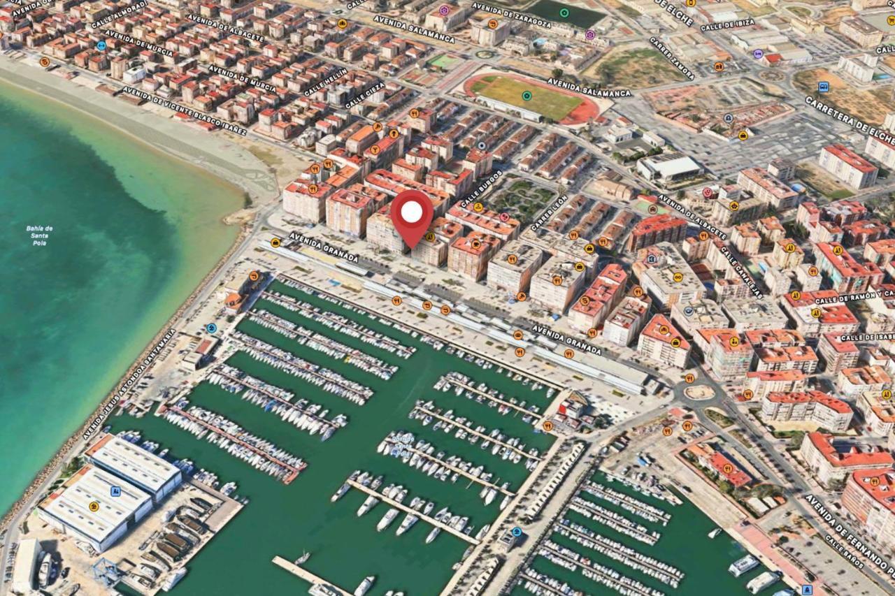 Apartamento NUEVO a estrenar. Vistas al mar, terraza, ascensor Santa Pola Exterior foto